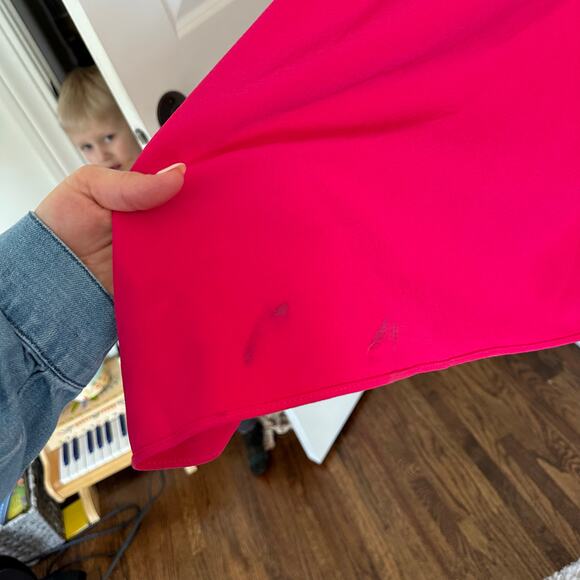 Sachin + Babi Miranda Draped One Shoulder Crepe Midi Dress Pink 4 - Picture 8 of 9